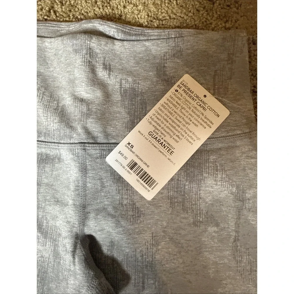 Athleta XS Elation Capri Burgundy & Organic Cotton Be Present Capri Gray NWT